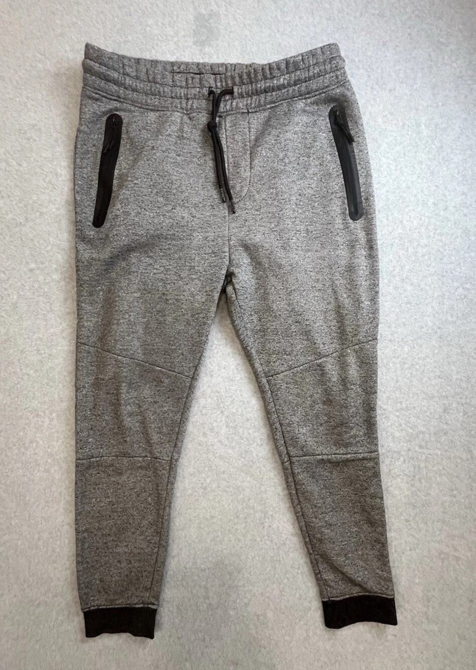 Brooklyn Cloth Mens The Jogger Size L Gray Tapered Leg Pant Pockets